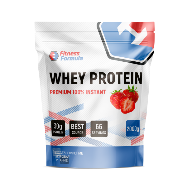Fitness Formula Whey Protein 2000 grams (Клубника)