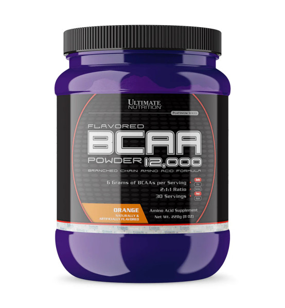 Ultimate Nutrition BCAA 12000 228 grams (Апельсин)
