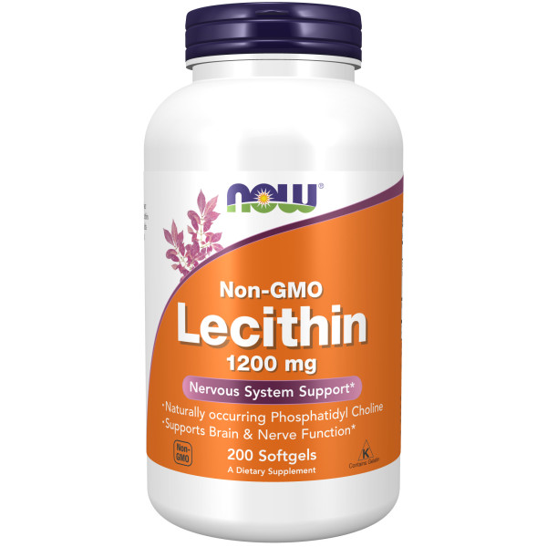 NOW Lecithin 1200 mg 200 softgels