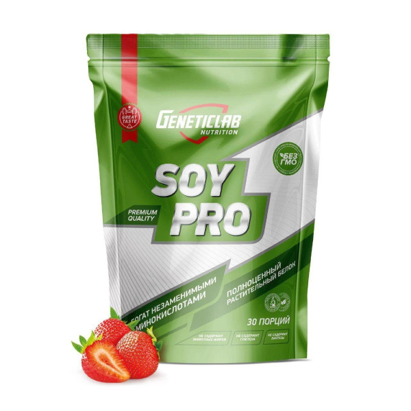 Geneticlab SOY Pro 900 grams (Клубника)