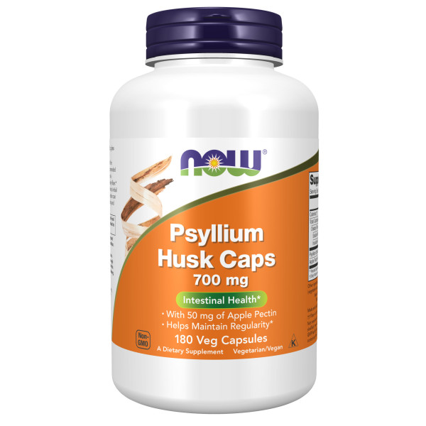 NOW Psyllium Husk Caps 700 mg 180 veg capsules