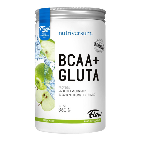 Nutriversum BCAA+Gluta 360 grams (Яблоко)