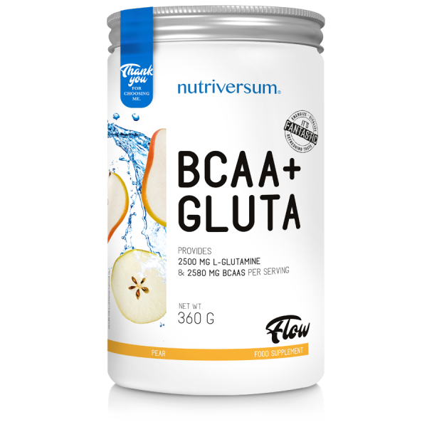 Nutriversum BCAA+Gluta 360 grams (Груша)