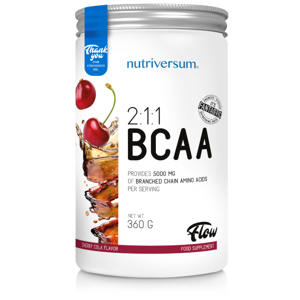 Nutriversum BCAA 2:1:1 360 grams (Вишневая кола)