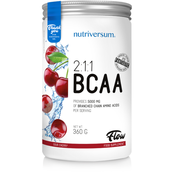 Nutriversum BCAA 2:1:1 360 grams (Кислая вишня)