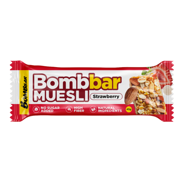Bombbar Musli 45 grams (Клубника)