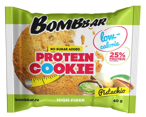 Bombbar Protein cookie 40 grams (Фисташки)