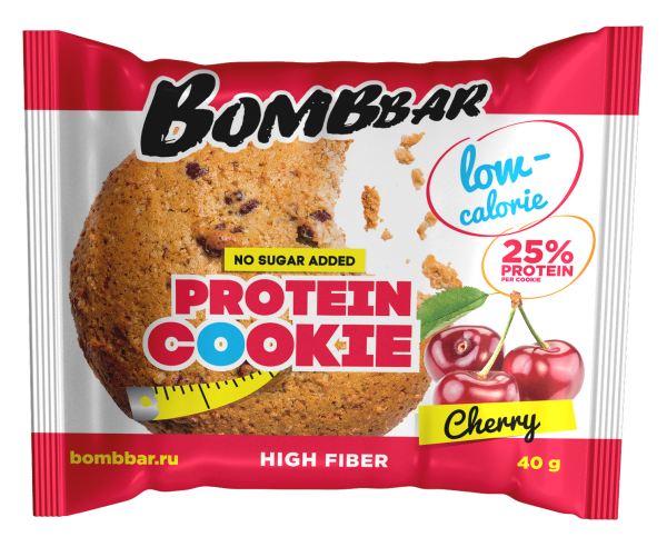 Bombbar Protein cookie 40 grams (Вишня)