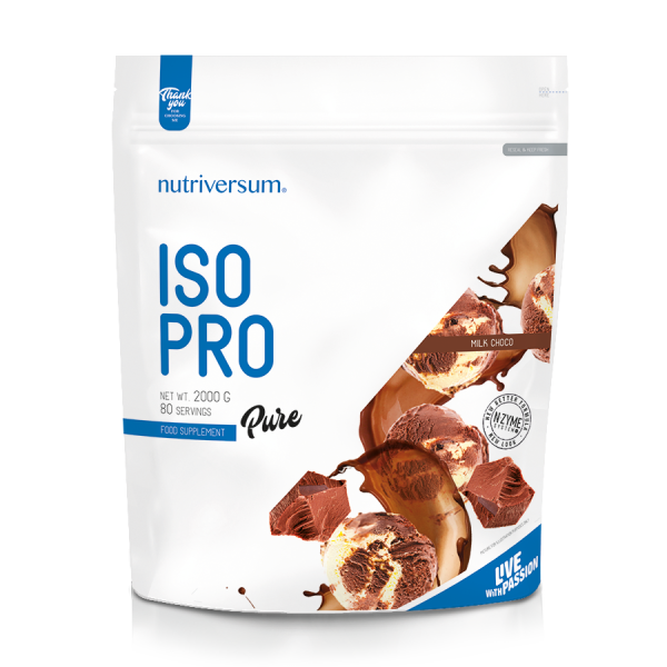 Nutriversum Протеин Изолят Дой ISO Pro 2000 грамм (Молочный шоколад)