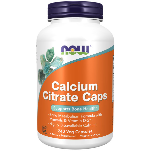 NOW Calcium citrate 240 veg capsules