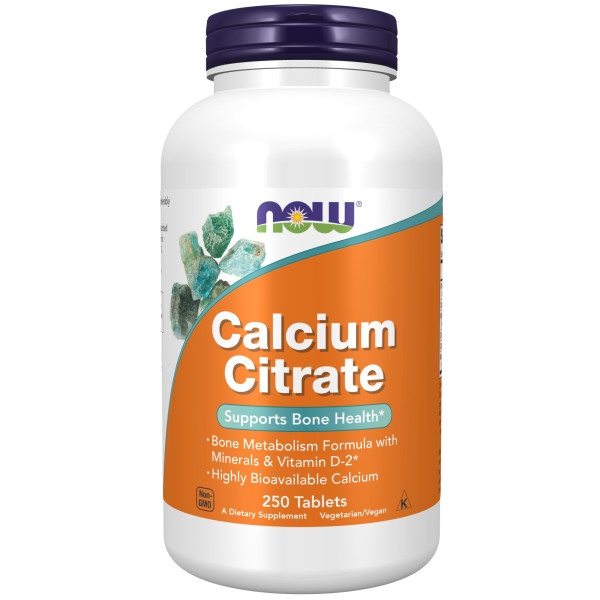 NOW Calcium citrate 250 tablets