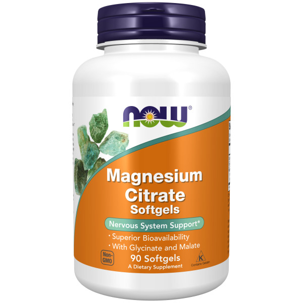 NOW Magnesium Citrate 134 mg 90 softgels