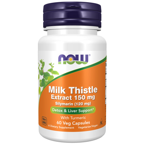 NOW Silymarin Milk Thistle 150 mg 60 veg capsules