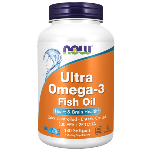NOW Ultra Omega-3 180 softgels