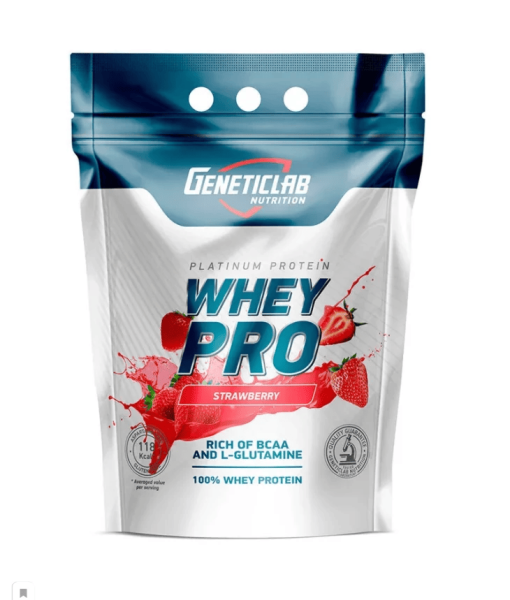 Geneticlab Whey Pro 2100 grams (Клубника)