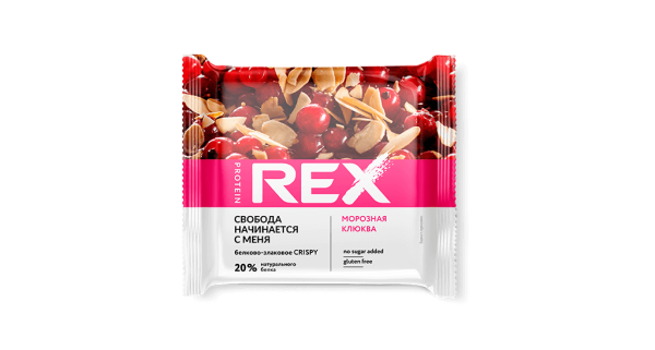 Protein Rex Хлебцы 55 grams (Морозная клюква)