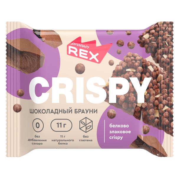 Protein Rex Хлебцы 55 grams (Шоколадный брауни)