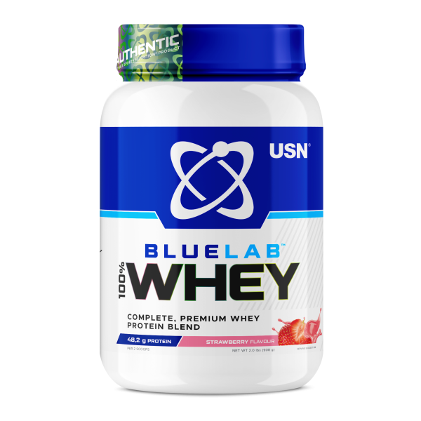 USN BlueLab Whey 908 grams (Клубника)