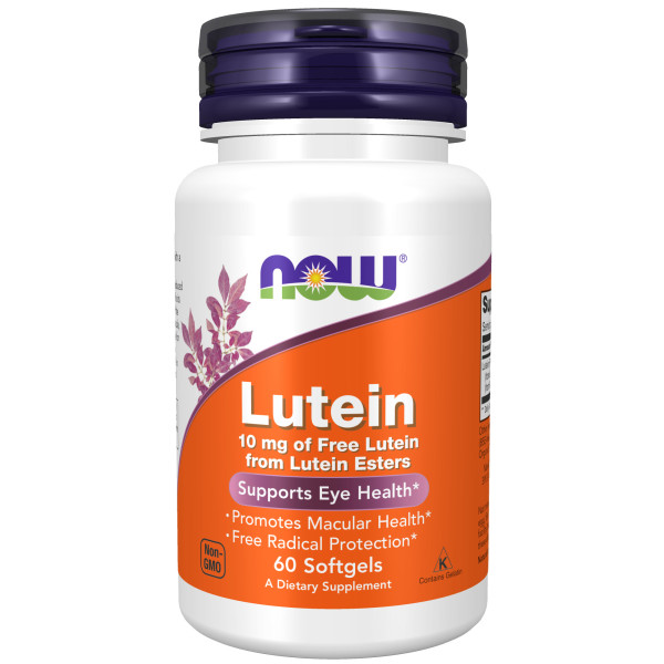 NOW Lutein 10 mg 60 softgels