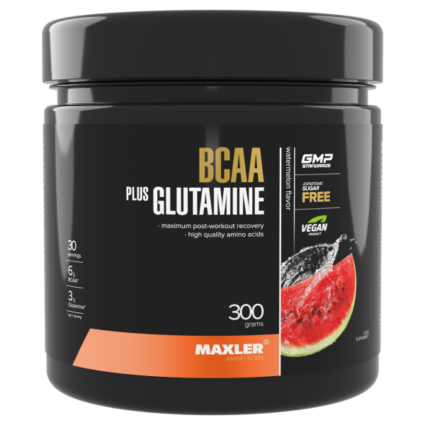 Maxler BCAA + Glutamine 300 grams (Арбуз)