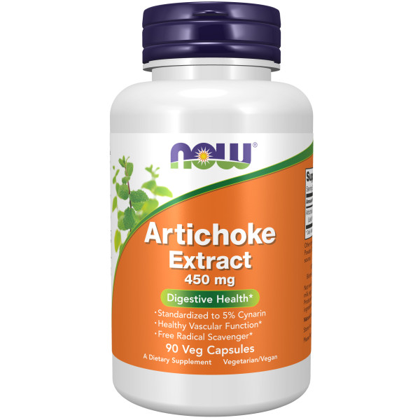 NOW Artichoke Extract 450 mg 90 veg capsules