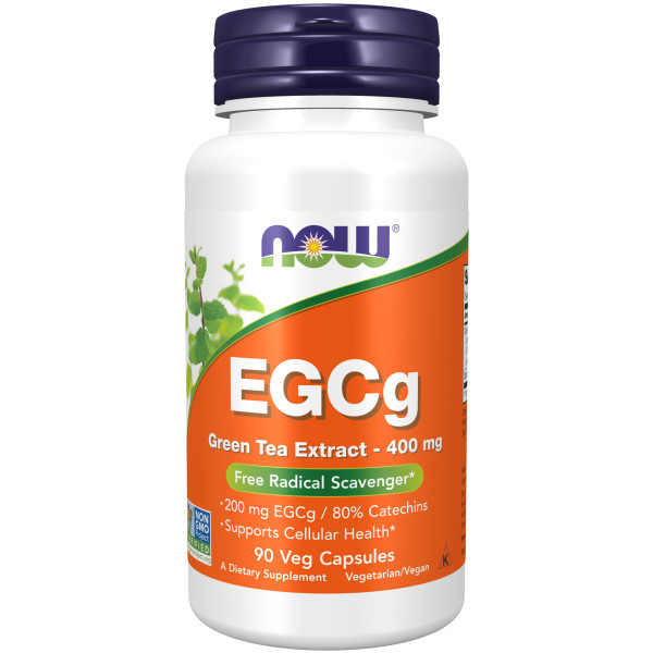 NOW EGCg 400 mg 50% 90 veg capsules