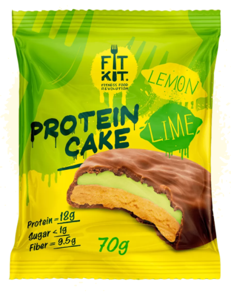 Fit Kit Protein cake 50 grams (Лимон-Лайм)