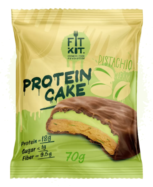 Fit Kit Protein cake 50 grams (Фисташковый крем)