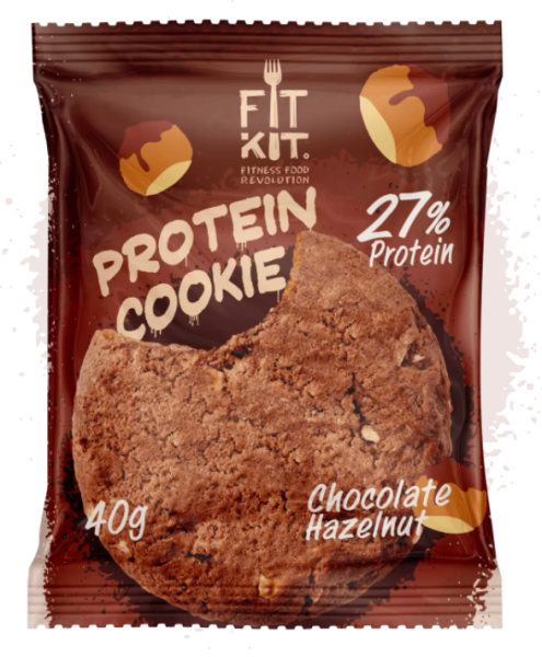 Fit Kit protein cookie 40 grams (Шоколад-фундук)