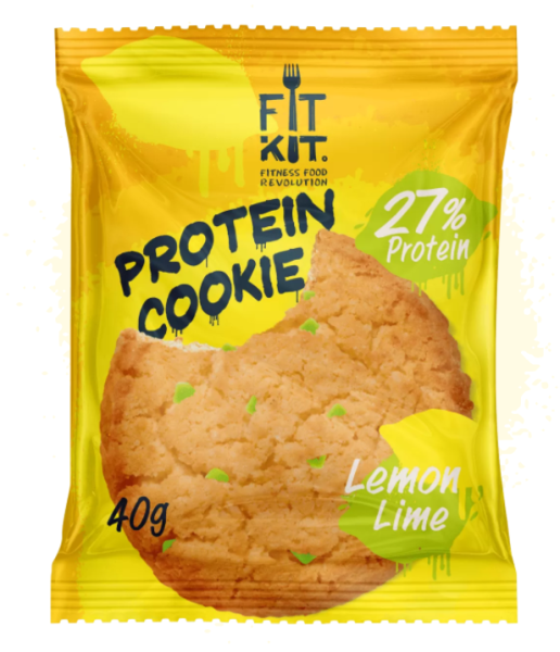 Fit Kit protein cookie 40 grams (Лимон-лайм)