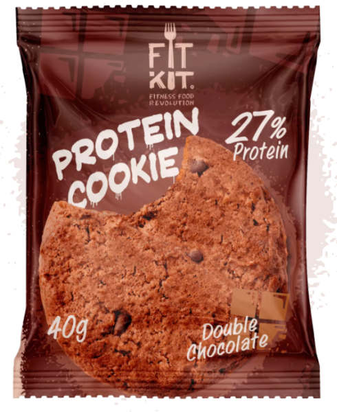 Fit Kit protein cookie 40 grams (Двойной шоколад)