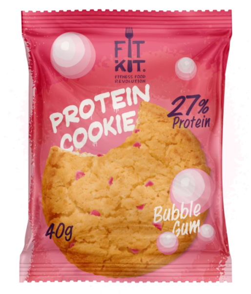 Fit Kit protein cookie 40 grams (Бабл-гам)