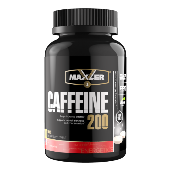 Maxler Caffeine 200 mg 100 tablets