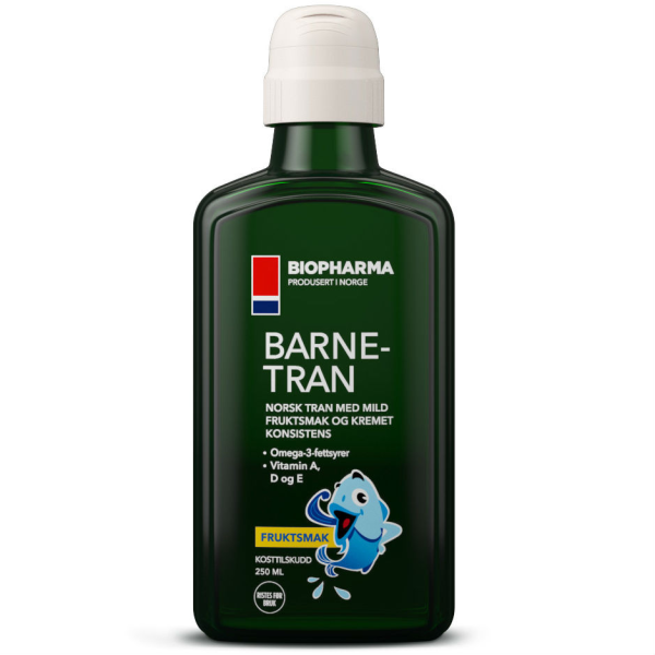Biopharma Barne Tran Omega-3 для Детей 250 ml
