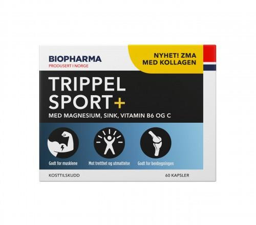 Biopharma ZMA Trippel Sport+ 60 capsules