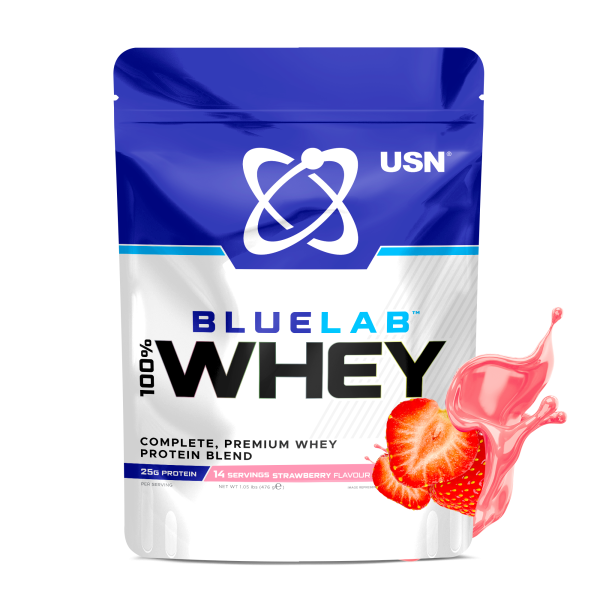 USN BlueLab Whey Bag 476 grams (Клубника)