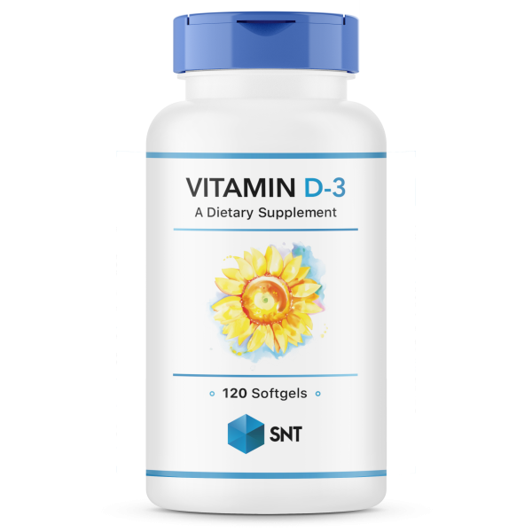 SNT Vitamin D3 5000 ME 120 softgels