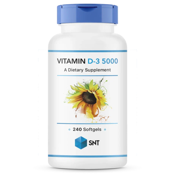 SNT Vitamin D3 5000 ME 240 softgels