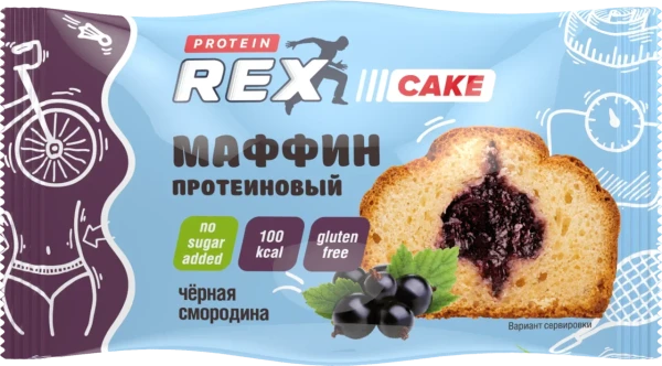 Protein Rex Маффин 40 grams (Черная смородина)