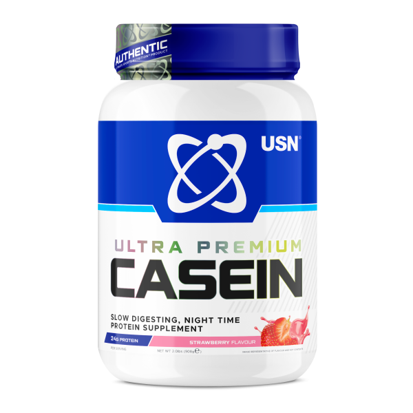 USN Casein Ultra-Premium 908 grams (Клубника)