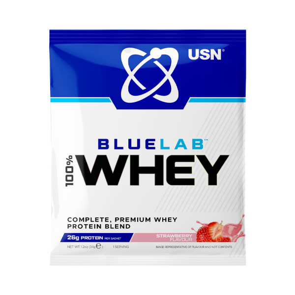 USN BlueLab whey 34 grams (Клубника)