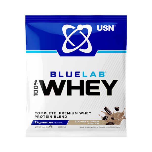 USN BlueLab whey 34 grams (Печенье и крем)