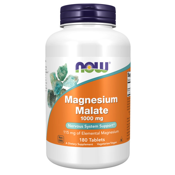 NOW Magnesium Malate 1000 mg 180 tablets