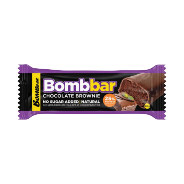 Bombbar Протеиновый батончик 40 grams (Шоколадный брауни)