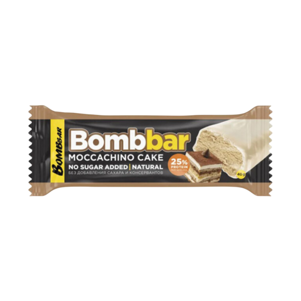 Bombbar Протеиновый батончик 40 grams (Моккачино торт)