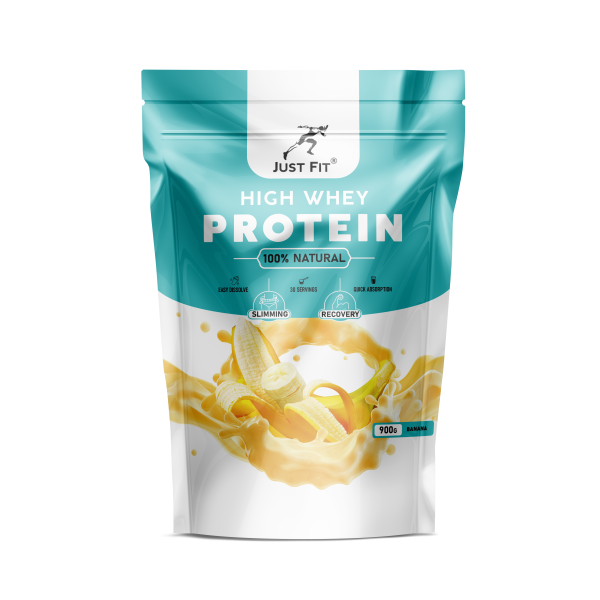 Just Fit High Whey Protein 900 grams (Банан)