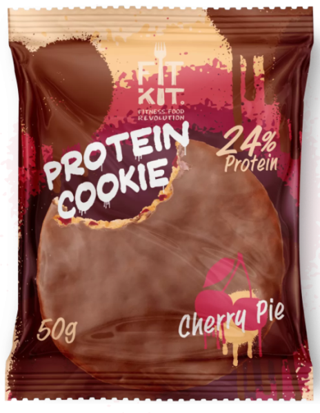 Fit Kit Chocolate cookie 40 grams (Вишневый пирог)
