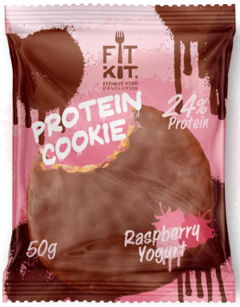 Fit Kit Chocolate cookie 40 grams (Малиновый йогурт)