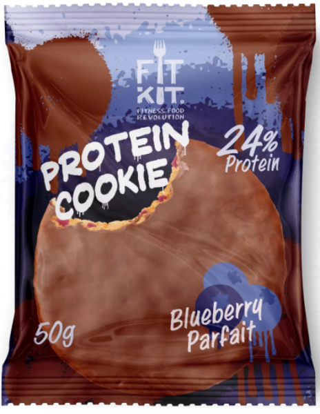 Fit Kit Chocolate cookie 40 grams (Черничное парфе)