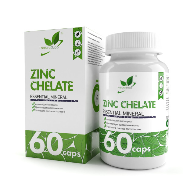 NaturalSupp Zinc chelate 60 capsules